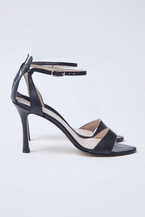 SANDALIAS PIEL NEGRO