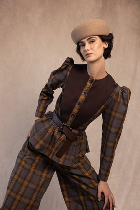 CHAQUETA OCTAVIA MARRON