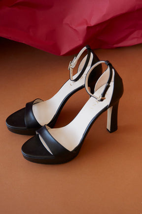 SANDALIAS TACON  NEGRO
