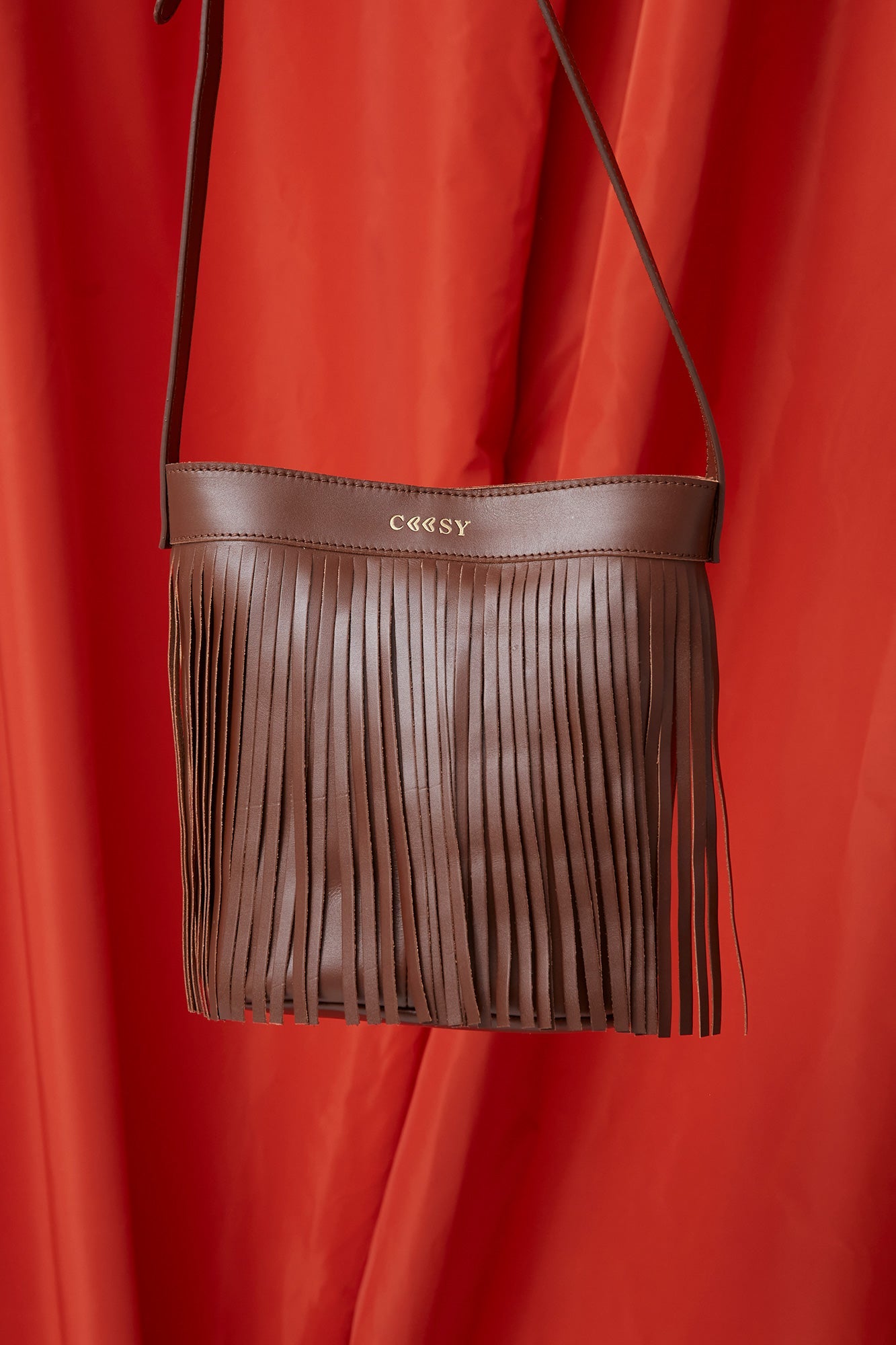 BOLSO FLECOS MINI CHOCOLATE