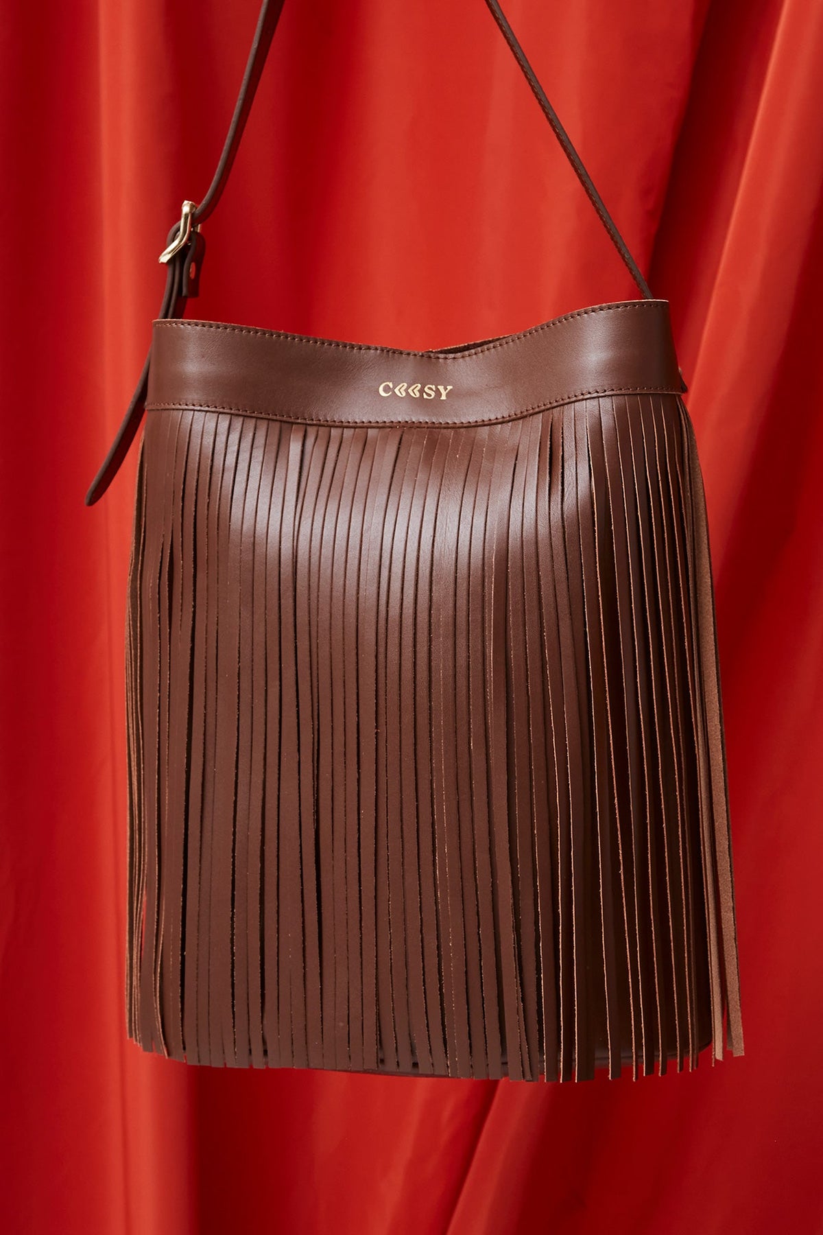 BOLSO FLECOS MAXI CHOCOLATE