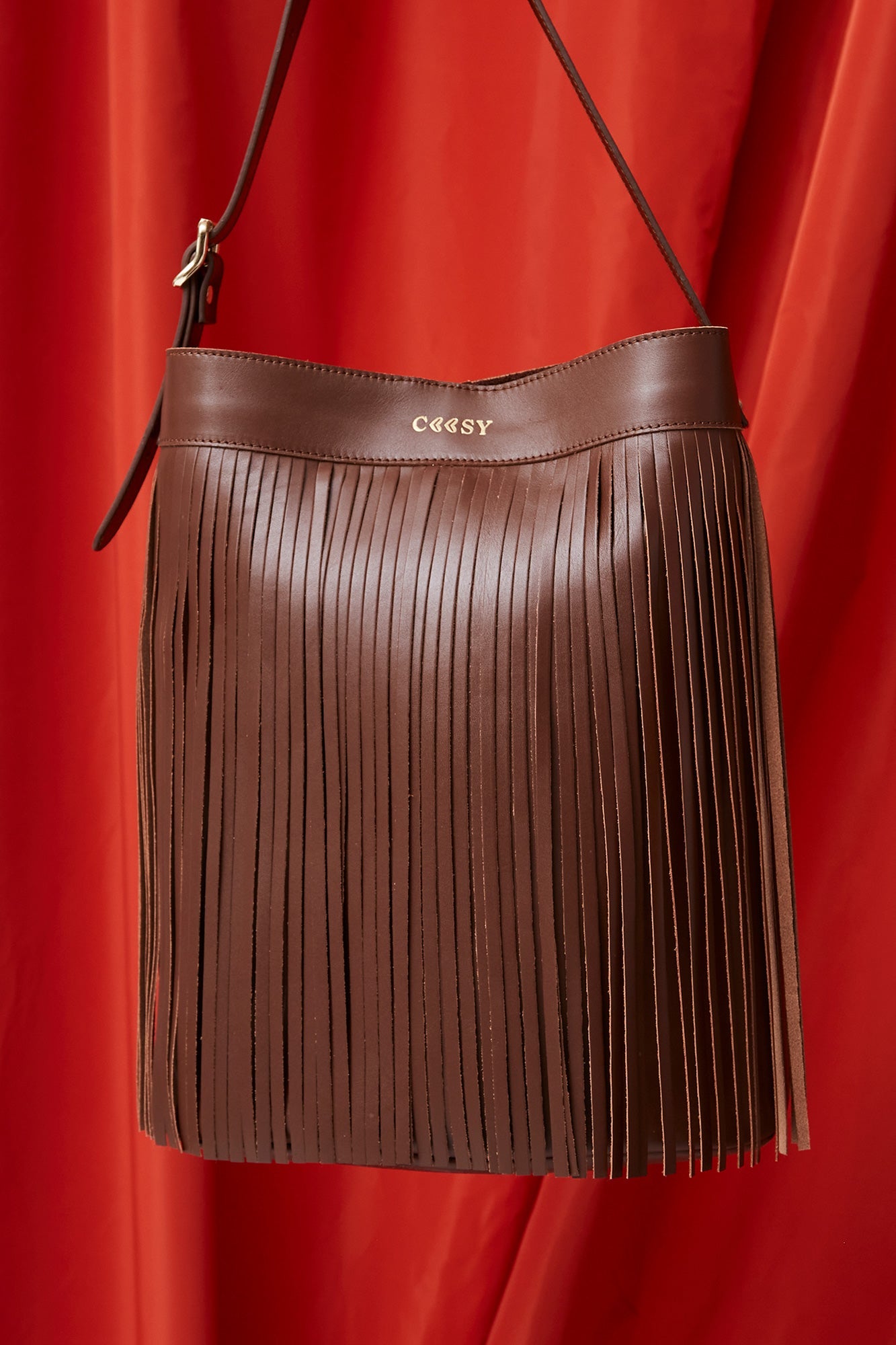 BOLSO FLECOS MAXI CHOCOLATE