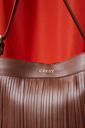 BOLSO FLECOS MAXI CHOCOLATE