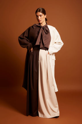 ABRIGO BURGUETE MARRON