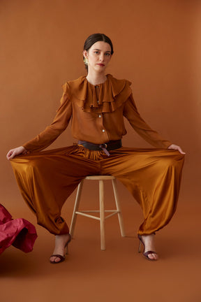 PANTALON ELVA DORADO