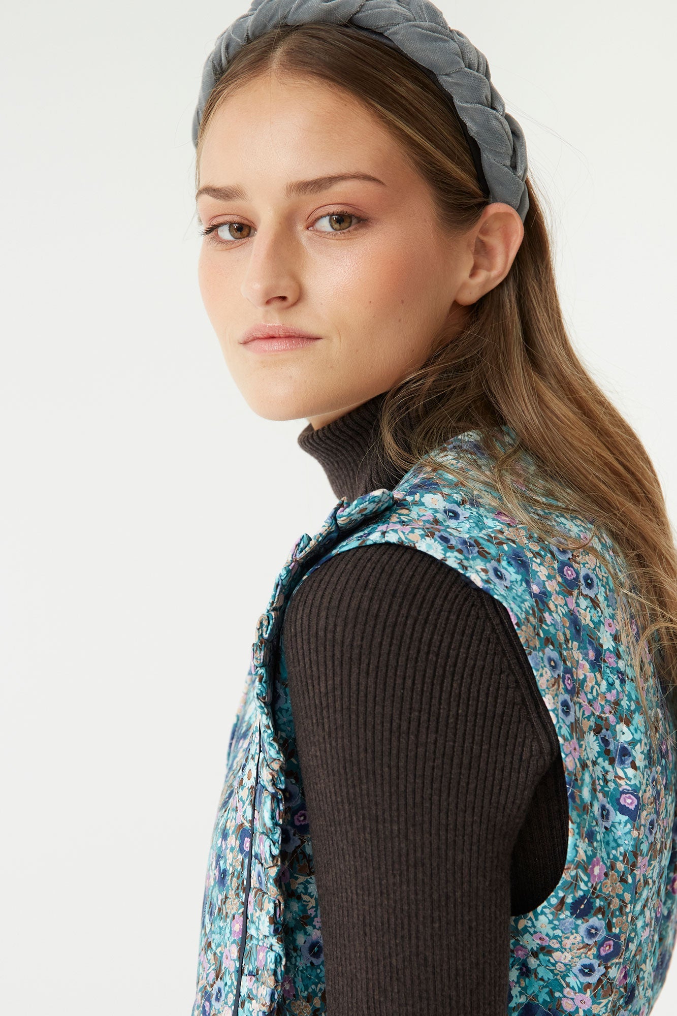 CHALECO FLORA OU AZUL