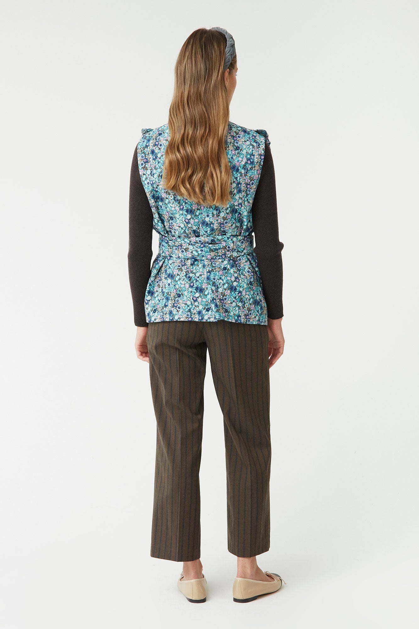 CHALECO FLORA OU AZUL