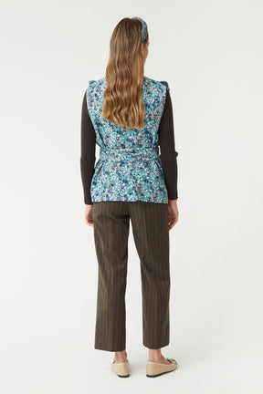 CHALECO FLORA OU AZUL