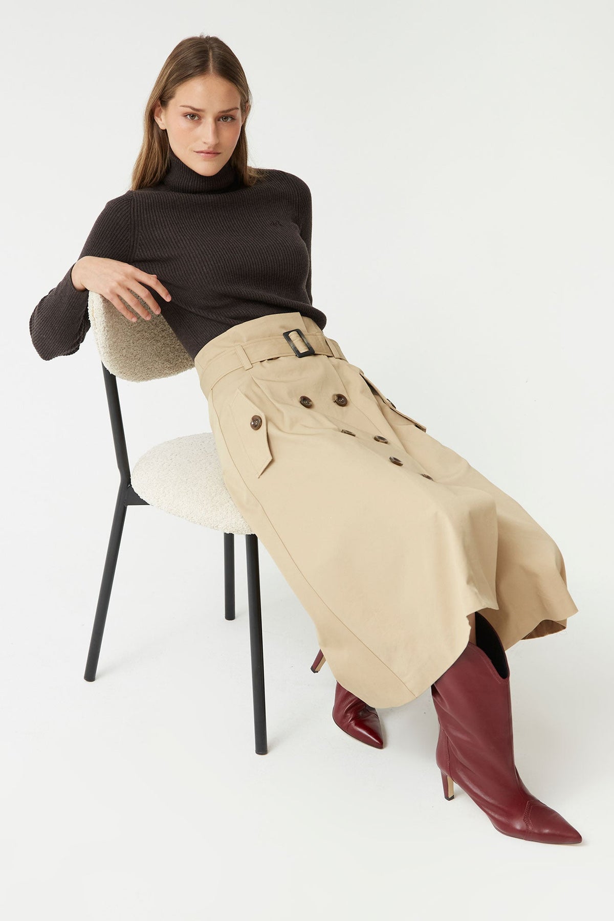 FALDA LONDON OU CAMEL