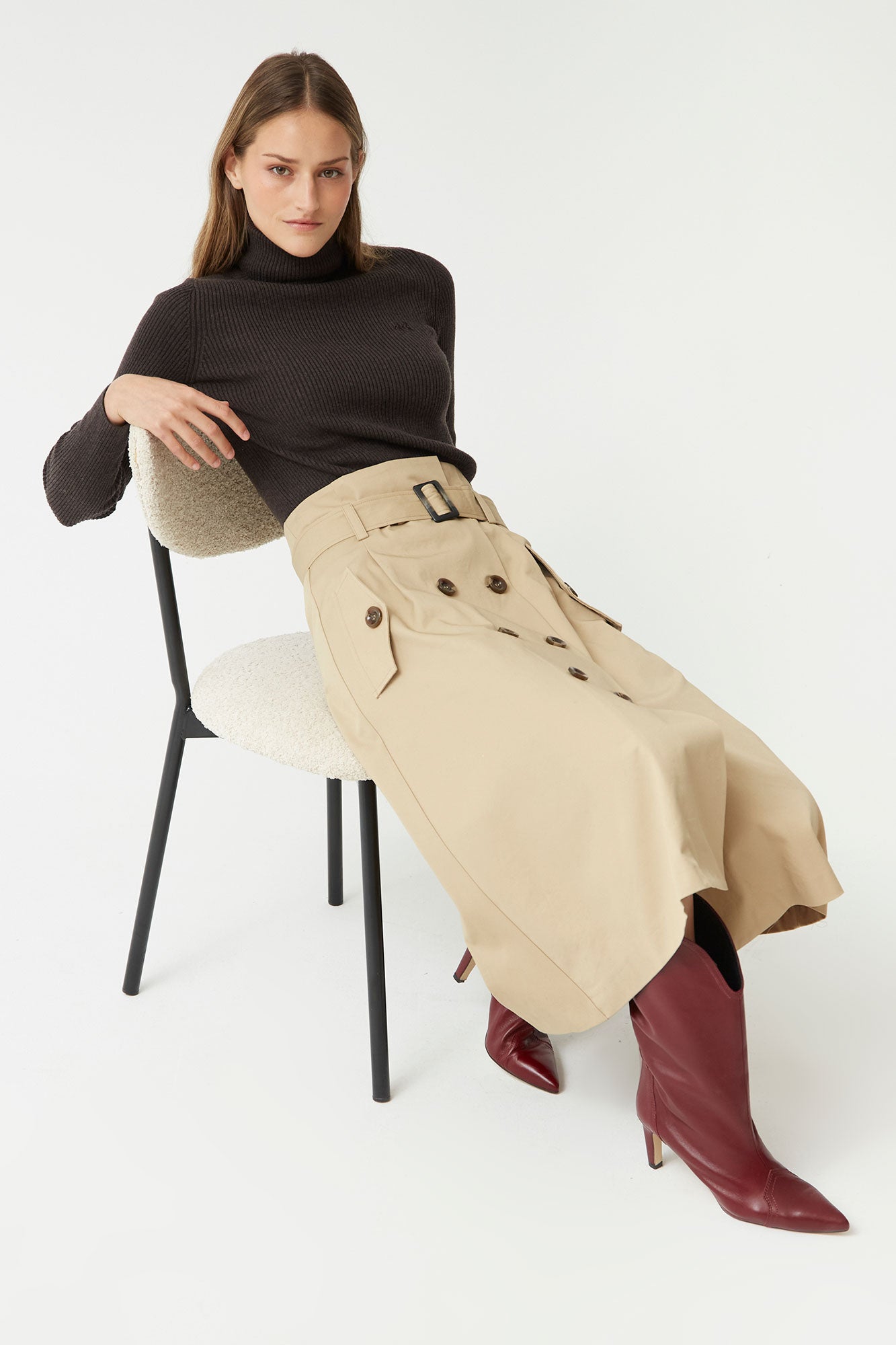 FALDA LONDON OU CAMEL