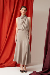 VESTIDO CRISTINA GRIS