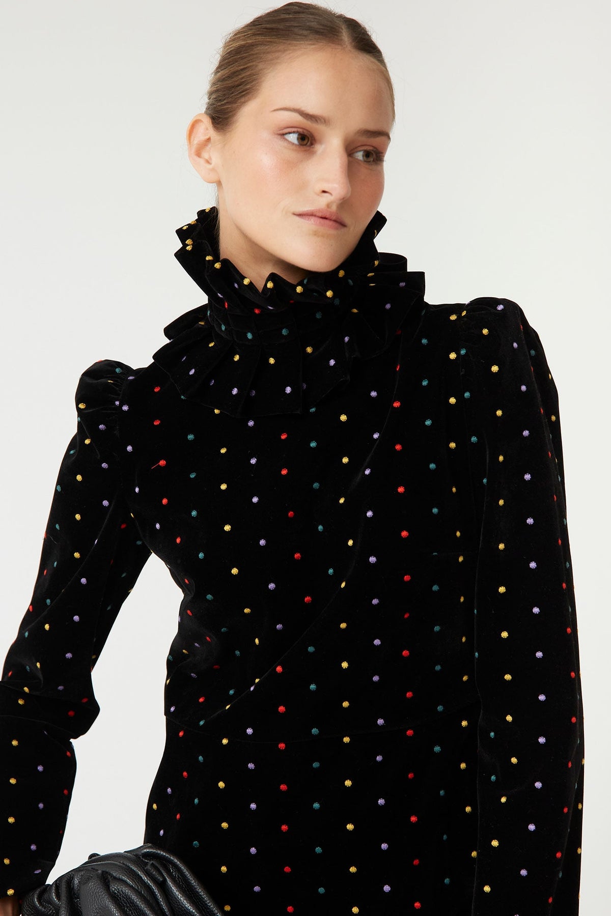 VESTIDO DINASTIA OU NEGRO