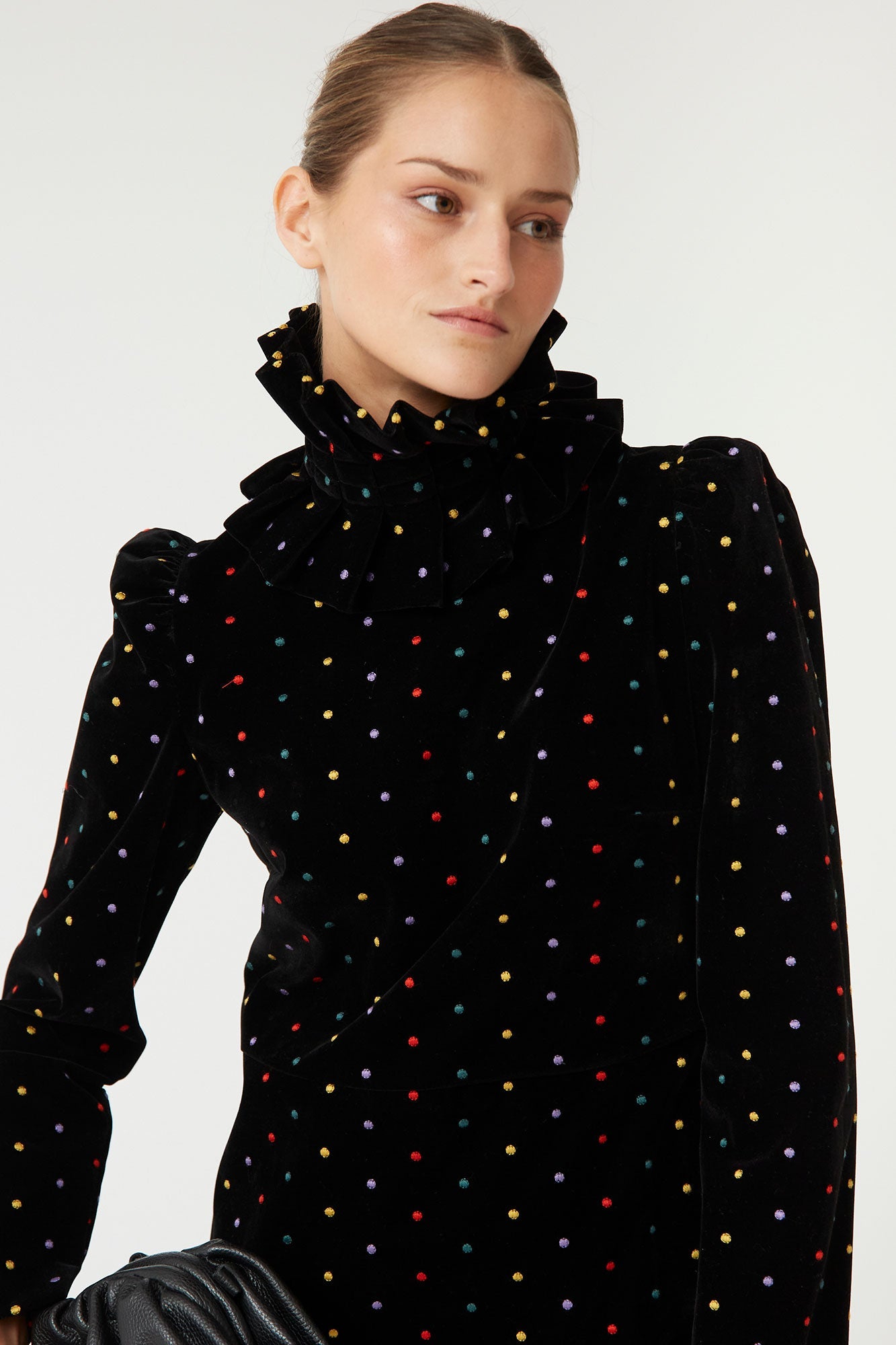 VESTIDO DINASTIA OU NEGRO