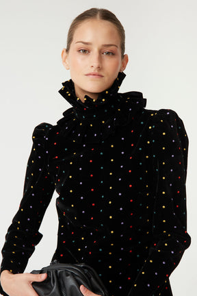 VESTIDO DINASTIA OU NEGRO