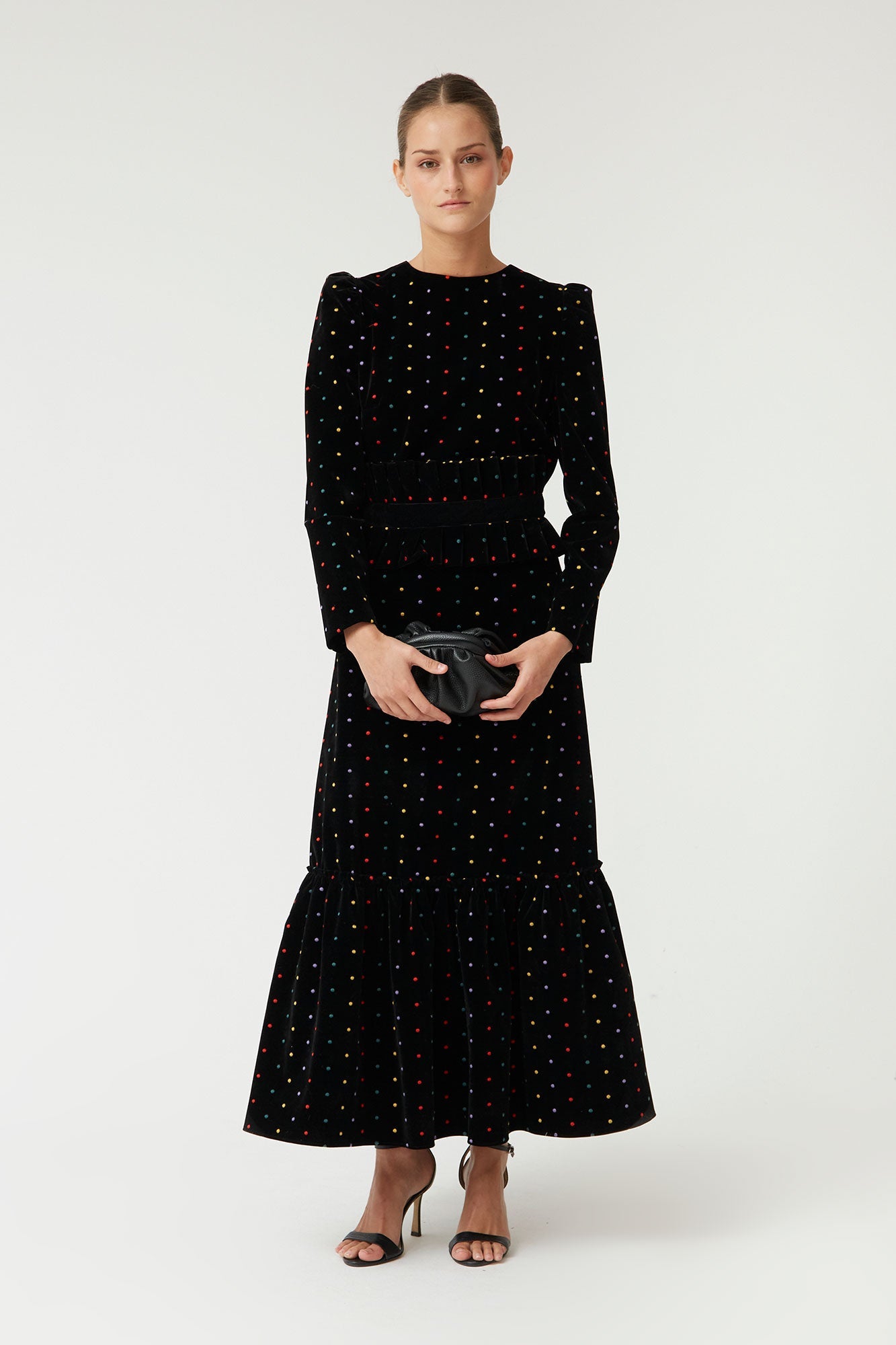 VESTIDO DINASTIA OU NEGRO