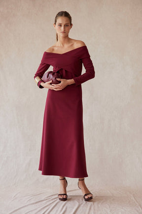 VESTIDO LORIA BURDEOS