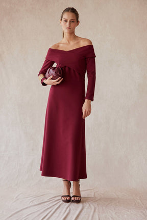 VESTIDO LORIA BURDEOS