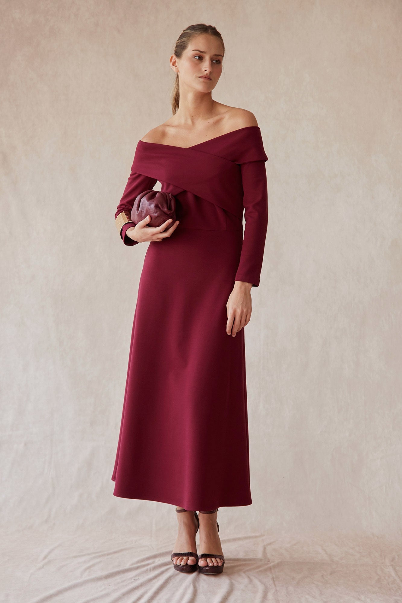 VESTIDO LORIA BURDEOS