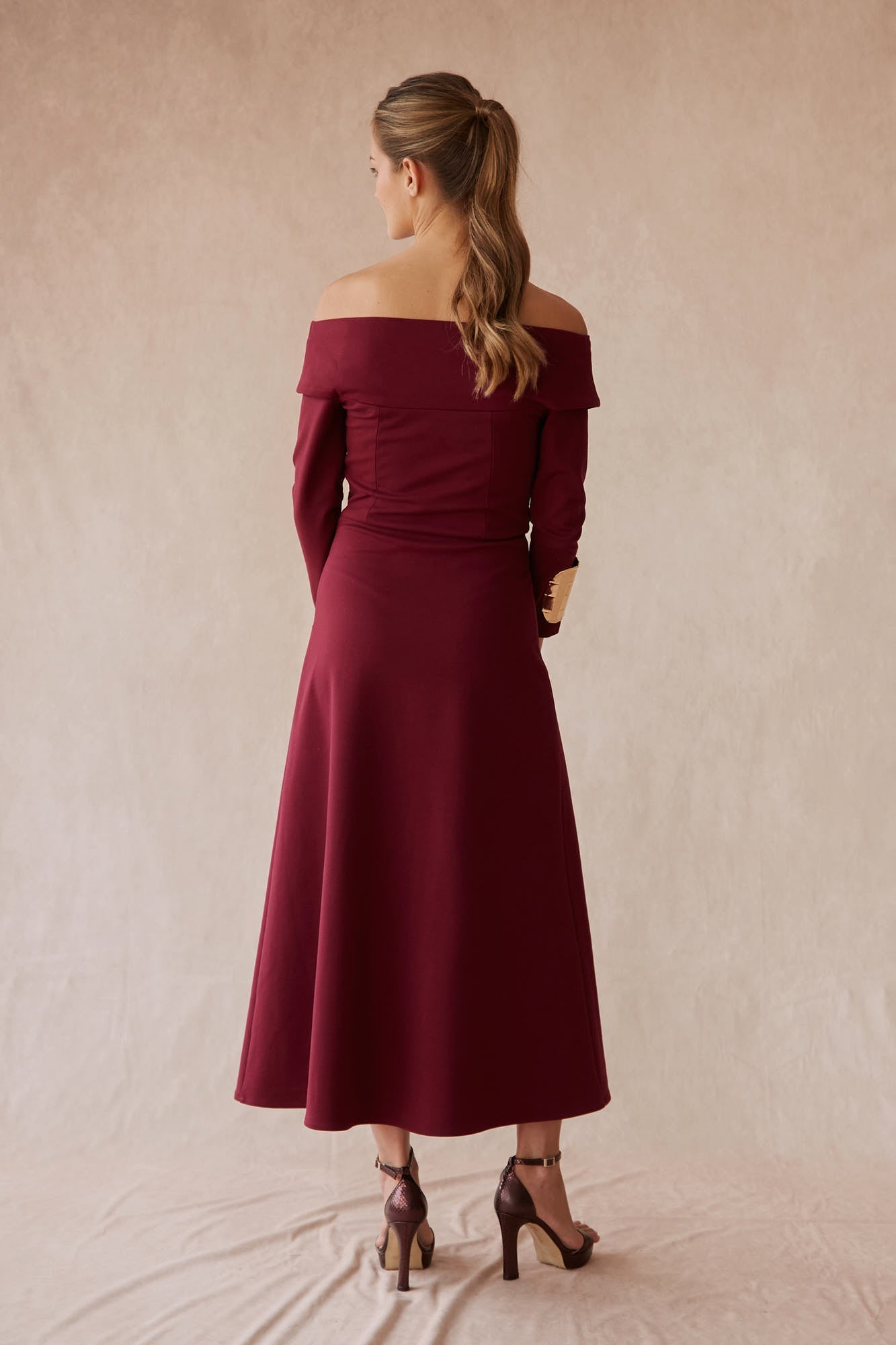 VESTIDO LORIA BURDEOS