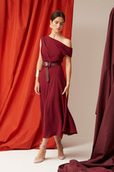 VESTIDO GISELA BURDEOS