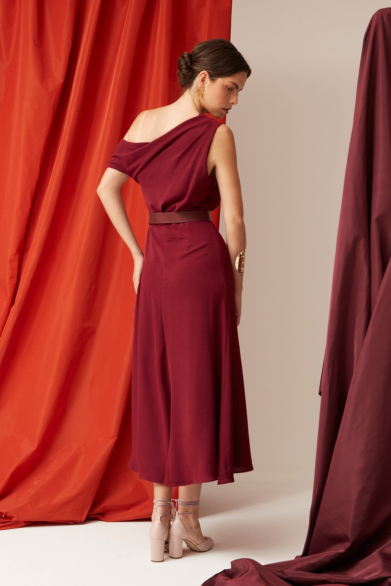 VESTIDO GISELA BURDEOS