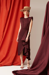 VESTIDO KARINA BURDEOS