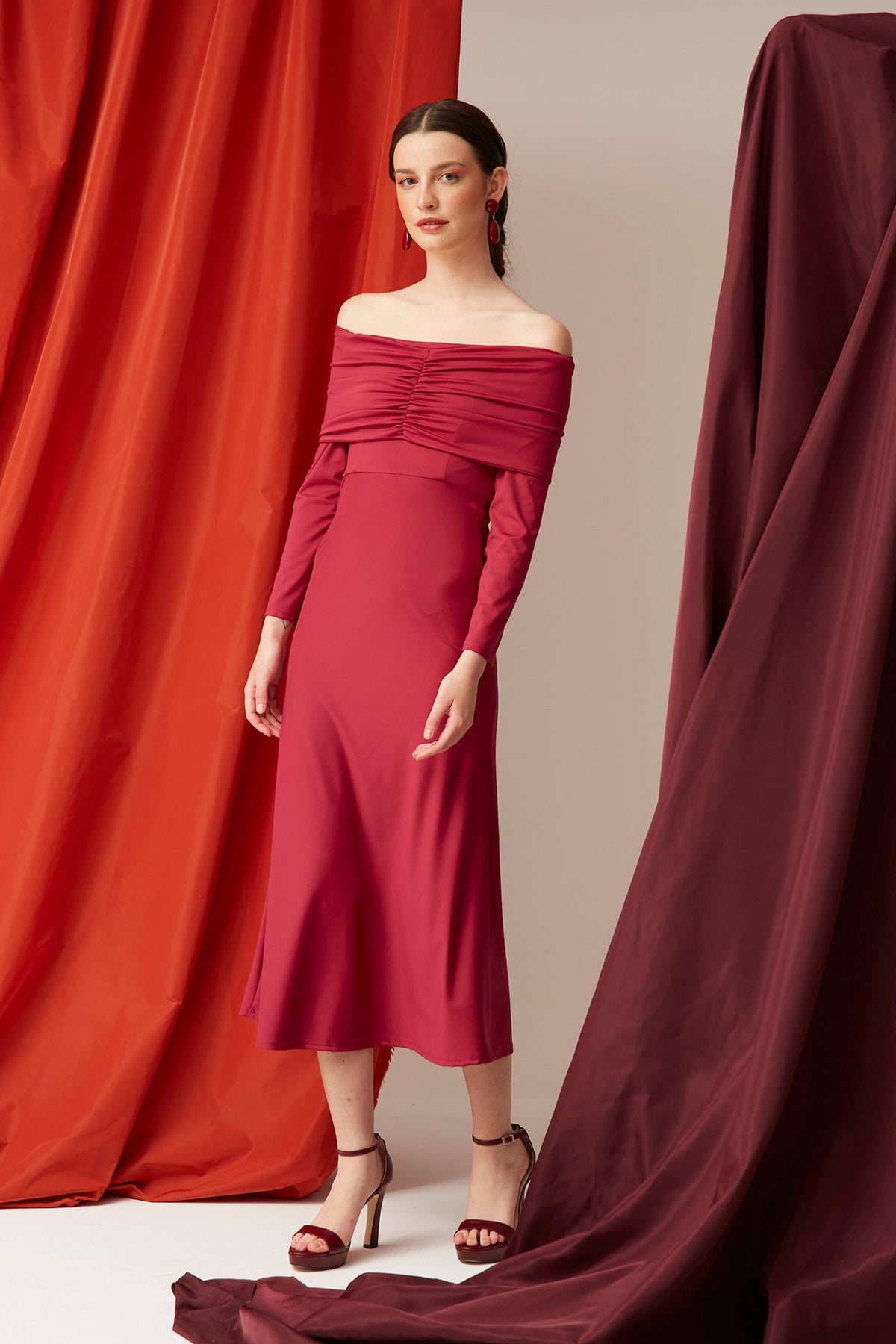 VESTIDO LAILA FUCSIA