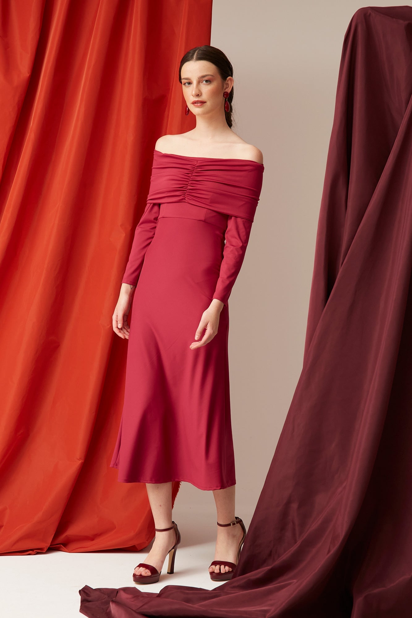 VESTIDO LAILA FUCSIA