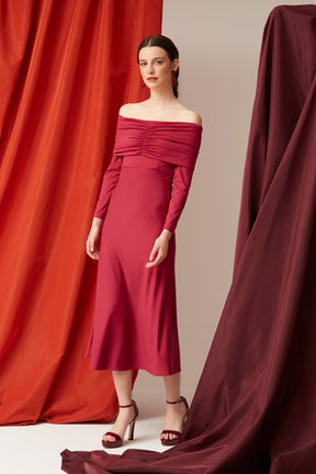 VESTIDO LAILA FUCSIA