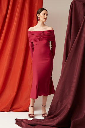 VESTIDO LAILA FUCSIA