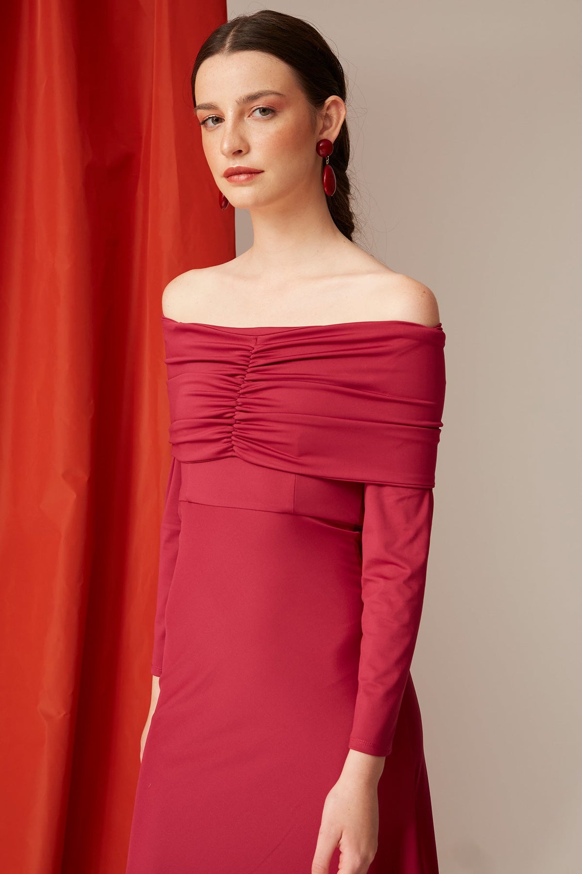 VESTIDO LAILA FUCSIA