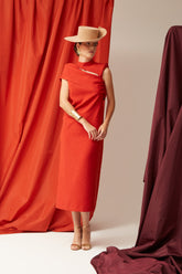 VESTIDO MELISA NARANJA