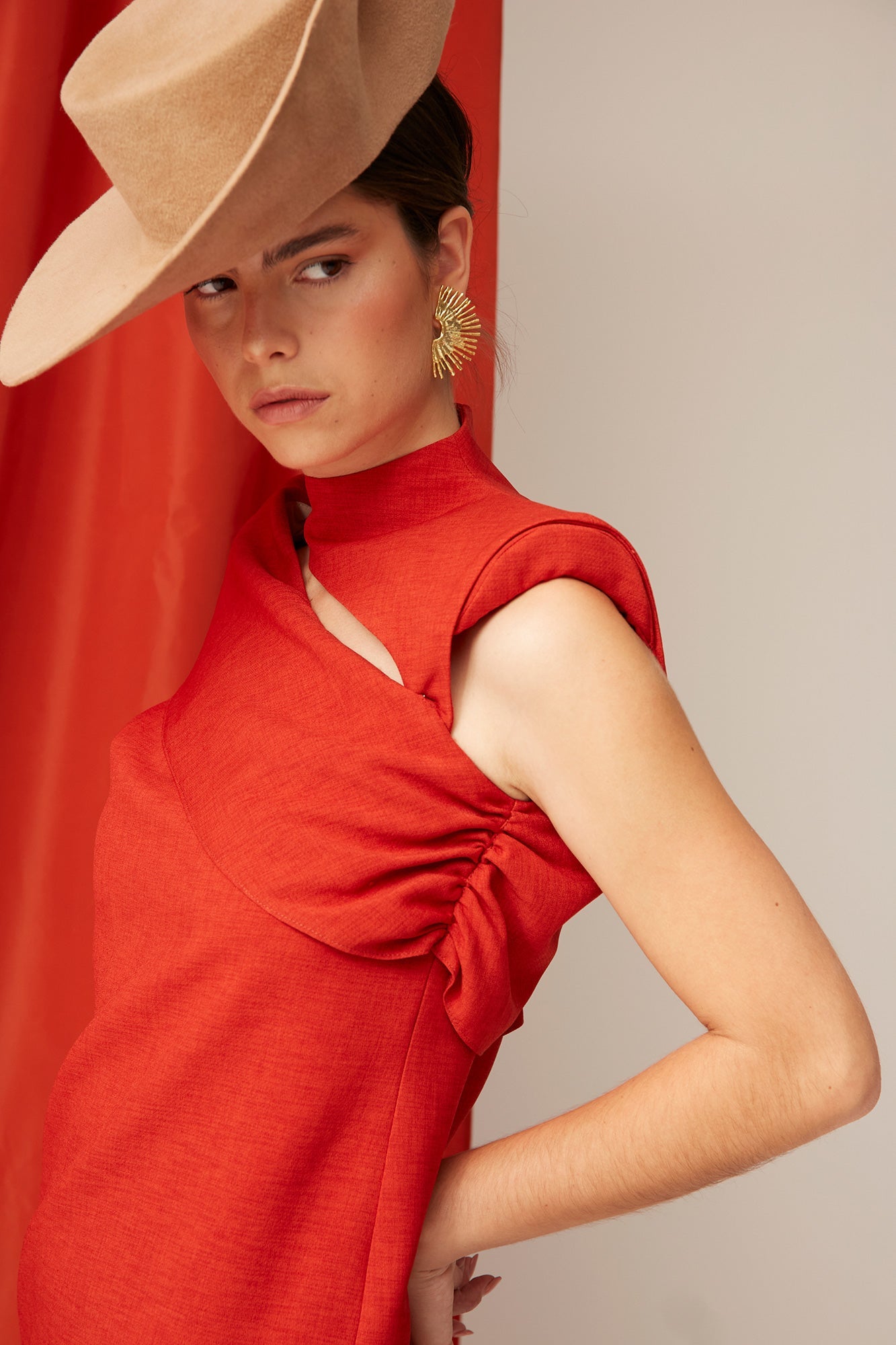 VESTIDO MELISA NARANJA