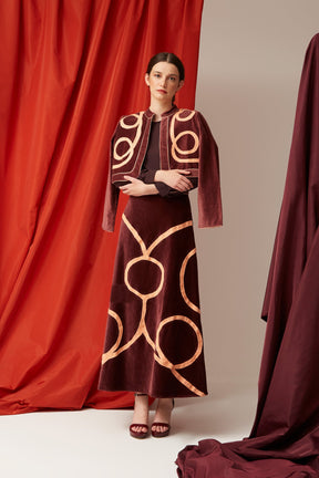 CHAQUETA BIANCA MARRON