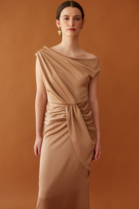 VESTIDO OTILDE CAMEL