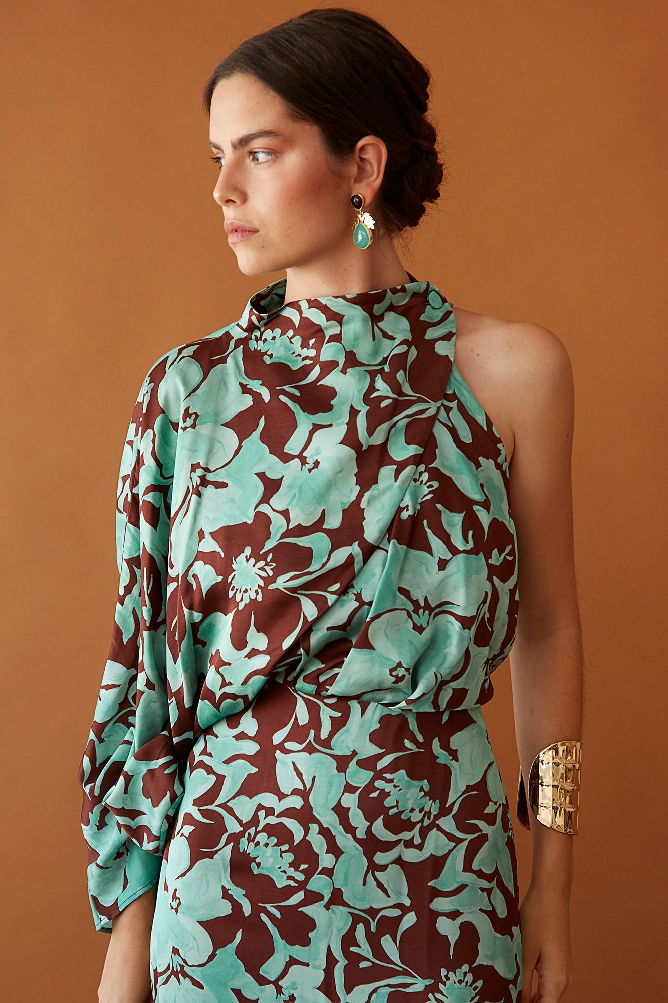 VESTIDO PAVLOVA MARRON