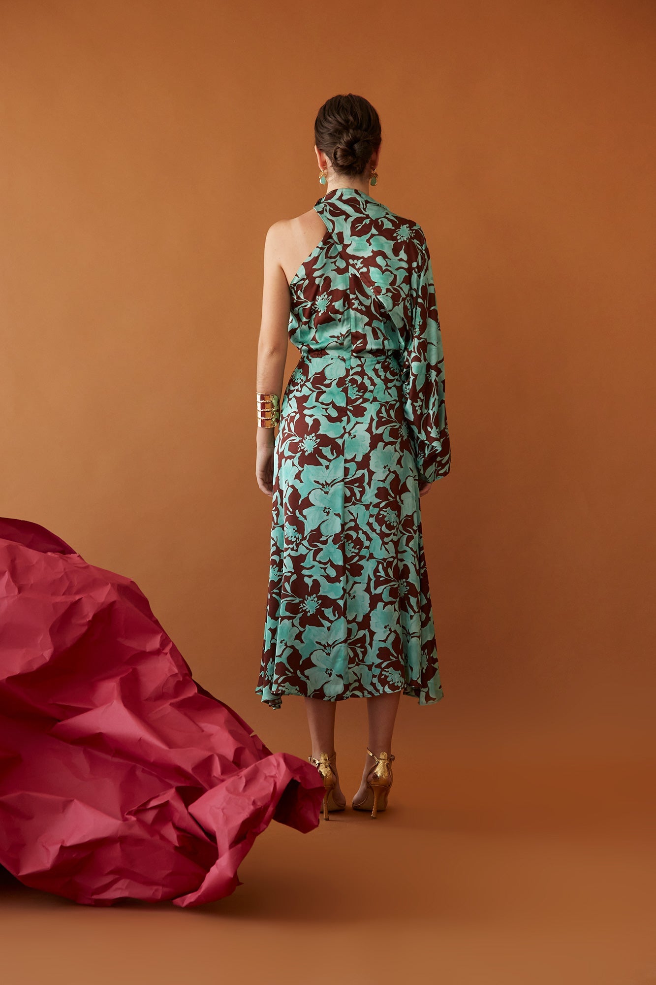 VESTIDO PAVLOVA MARRON