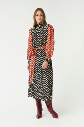 VESTIDO ZIGZAG OU MULTICOLOR