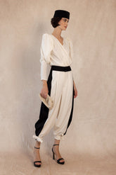 PANTALON ALVARITO BLANCO/NEGRO