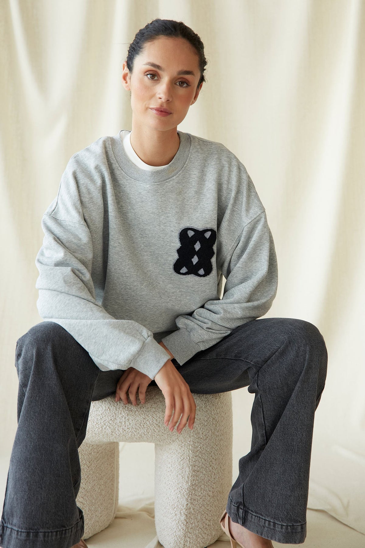 SUDADERA CASIOPEA GRIS