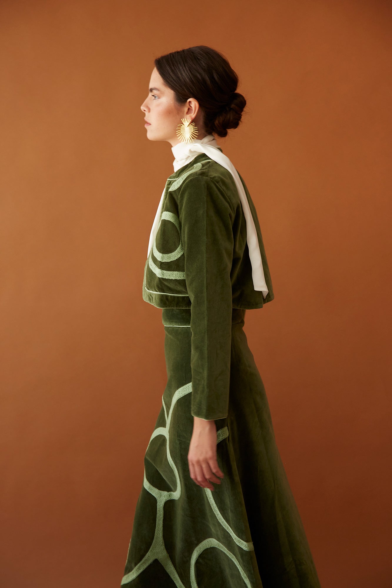 CHAQUETA BIANCA VERDE