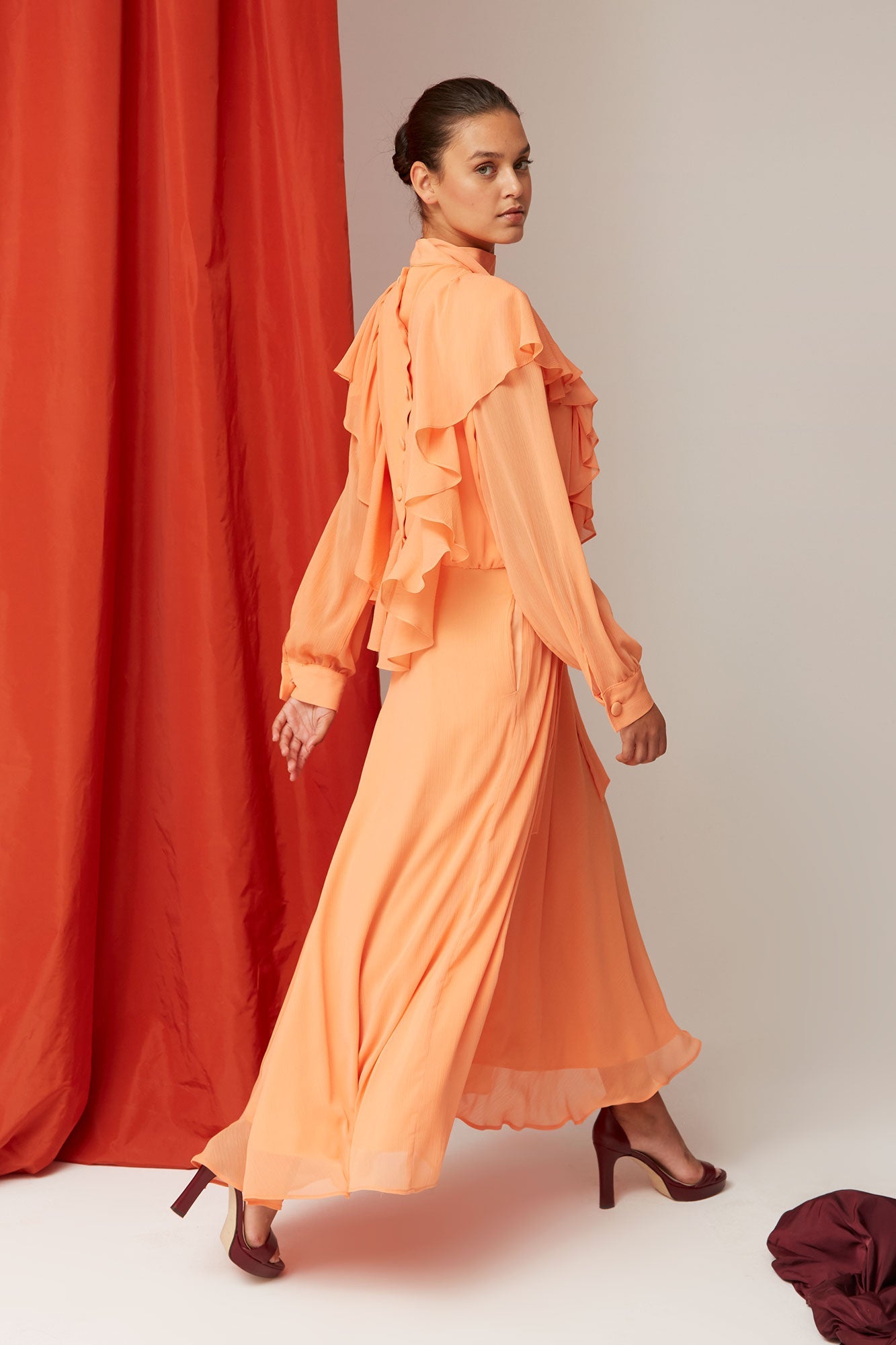 VESTIDO ILEANA CORAL