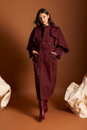 GABARDINA GIA BURDEOS