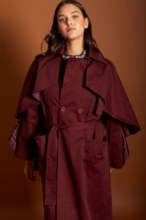 GABARDINA GIA BURDEOS