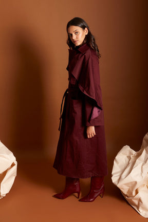 GABARDINA GIA BURDEOS