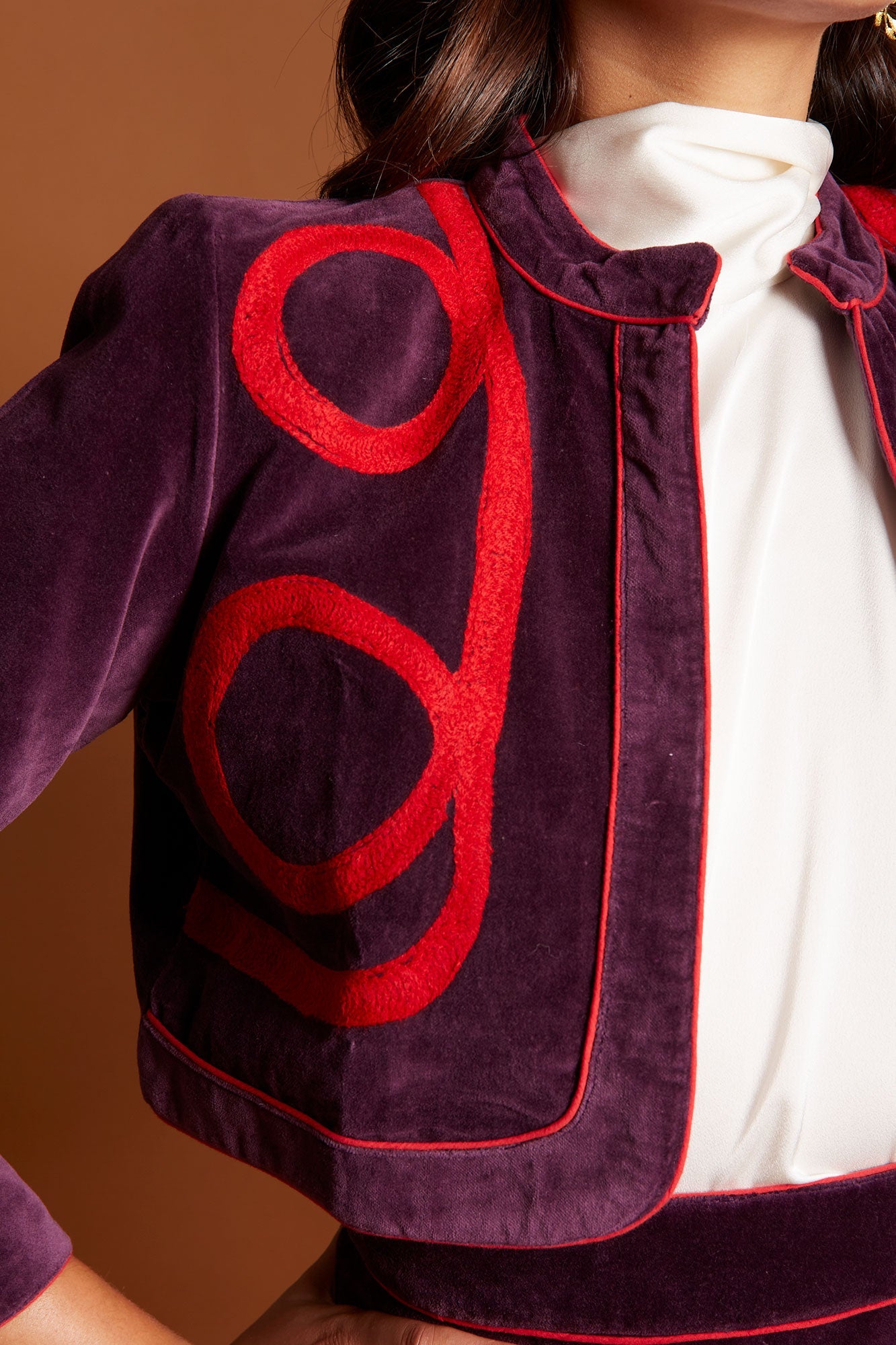 CHAQUETA BIANCA MORADO