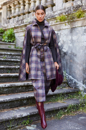 FALDA PIERINA MARRON