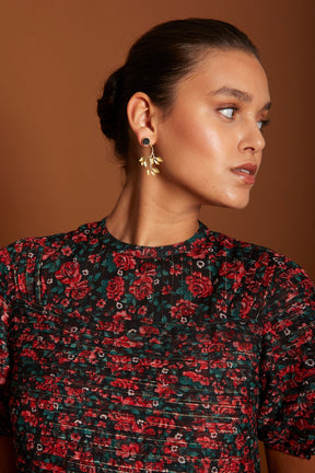 VESTIDO ADELE FLORES MULTICOLOR