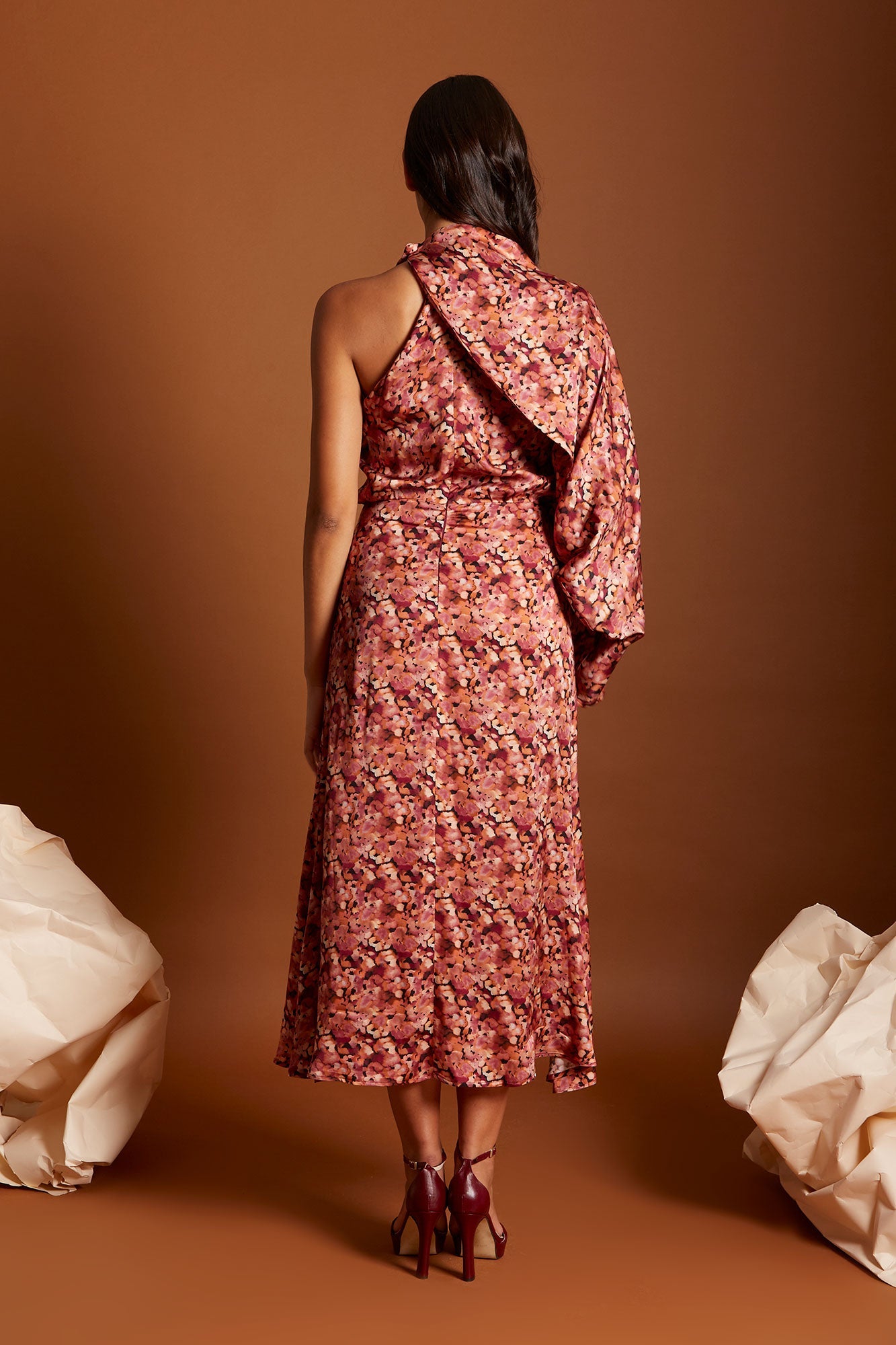 VESTIDO PAVLOVA BURDEOS