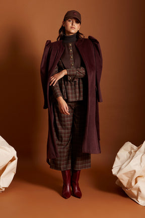 ABRIGO DARIO BURDEOS